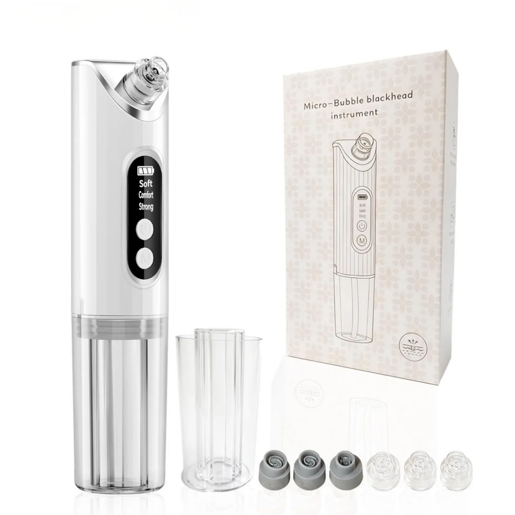Hydrating Pore Vacuum Blackhead Remover with 6 Suction Heads