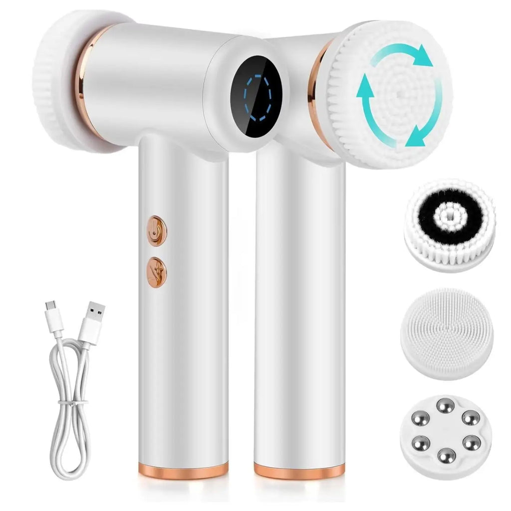 4-in-1 Electric Rotating Facial Cleansing Brush