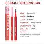 Waterproof Felt-Tip Lip Liner for Sculpting and Contouring