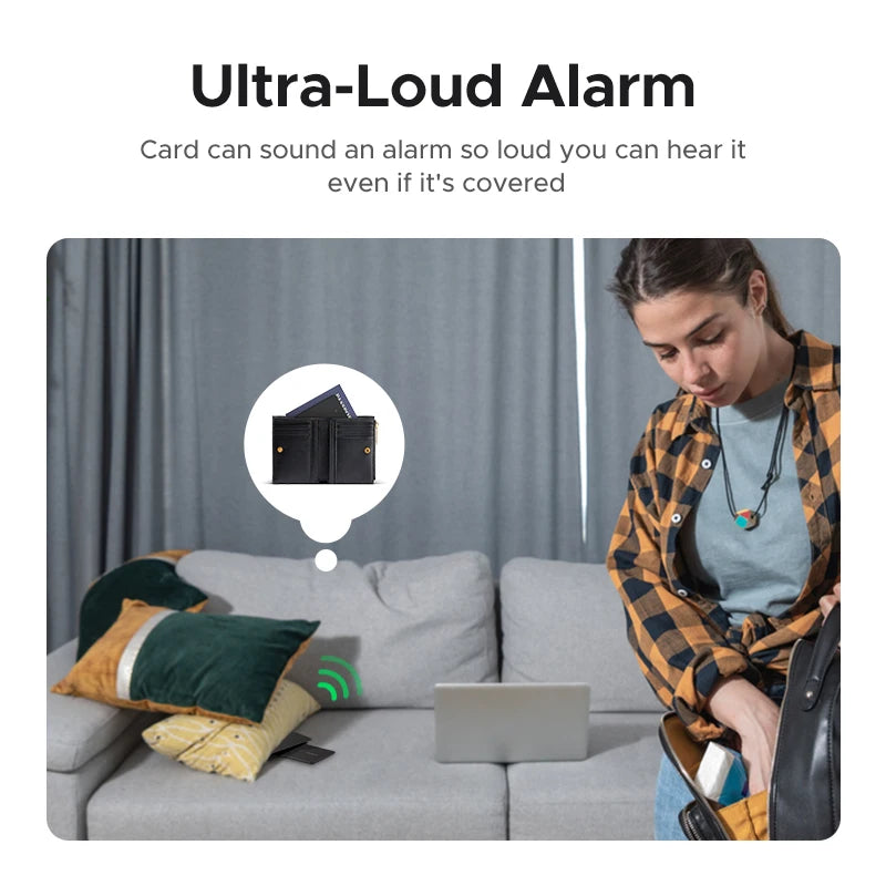 Smart Bluetooth Wallet Tracker for Apple Find My