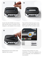 40Gbps Docking Station with M.2 NVMe SSD Case for Mac Mini