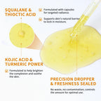 Brightening Kojic Acid and Turmeric Facial Serum