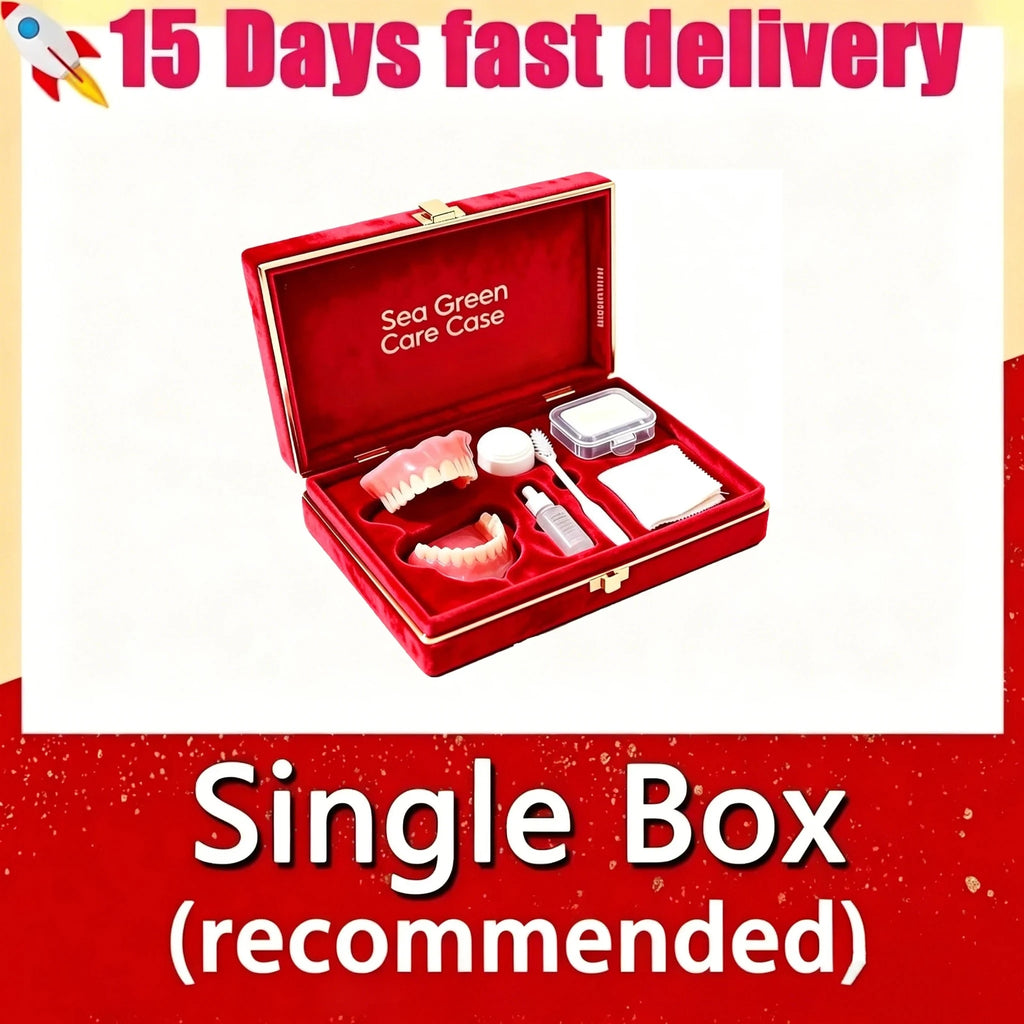 Comfortable Silicone Denture Set with Care Case