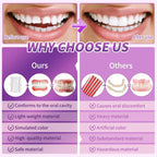 Comfort Fit Silicone Cosmetic Dentures for Natural Smile