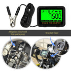 Digital Inductive Engine Tachometer and Hour Meter with Backlit LCD