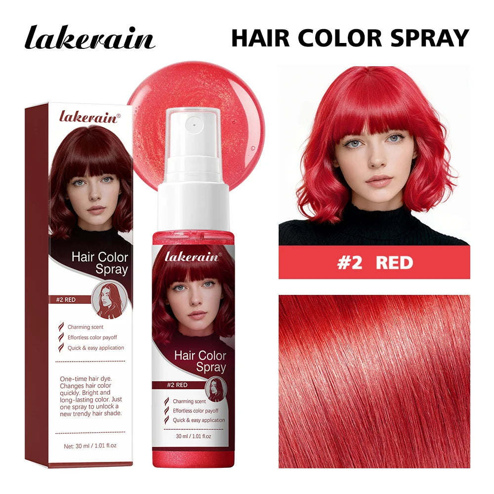 Temporary Washable Hair Color Spray for Parties and Styling - 25