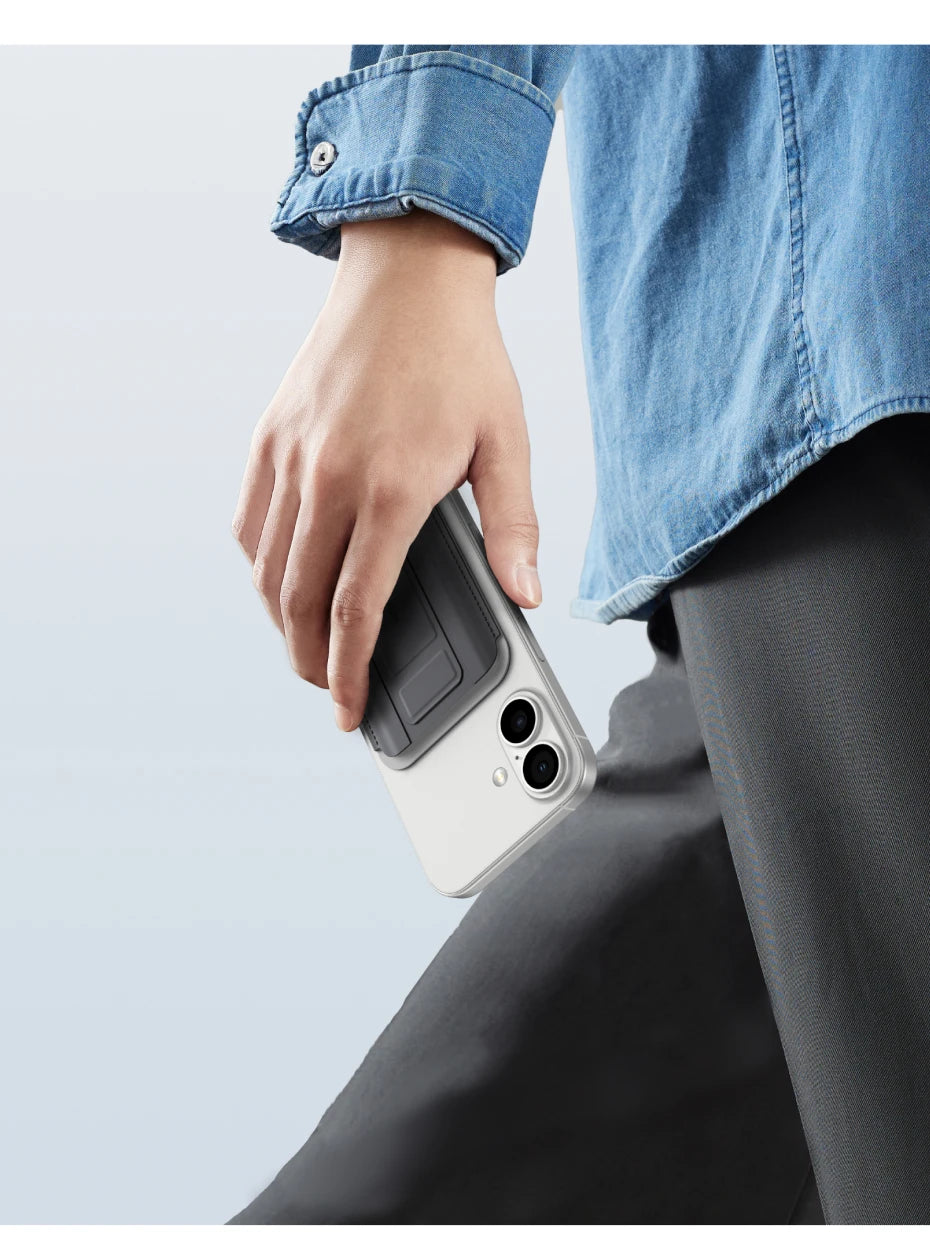 Magnetic Phone Wallet and Foldable Stand for MagSafe - 17