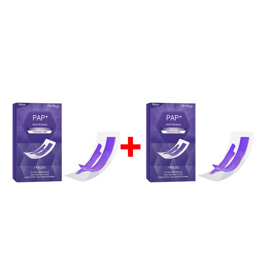 Gentle Peroxide-Free Teeth Whitening Strips