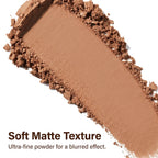 Matte Pressed Powder Bronzer for Sculpting and Contouring
