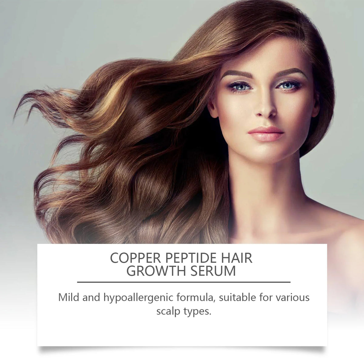 Copper Peptide Hair Serum for Dry Damaged Hair