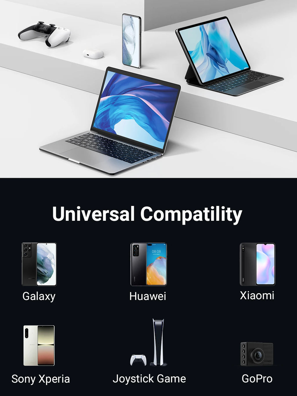 90 Degree Right-Angle USB-C Fast Charging Data Cable