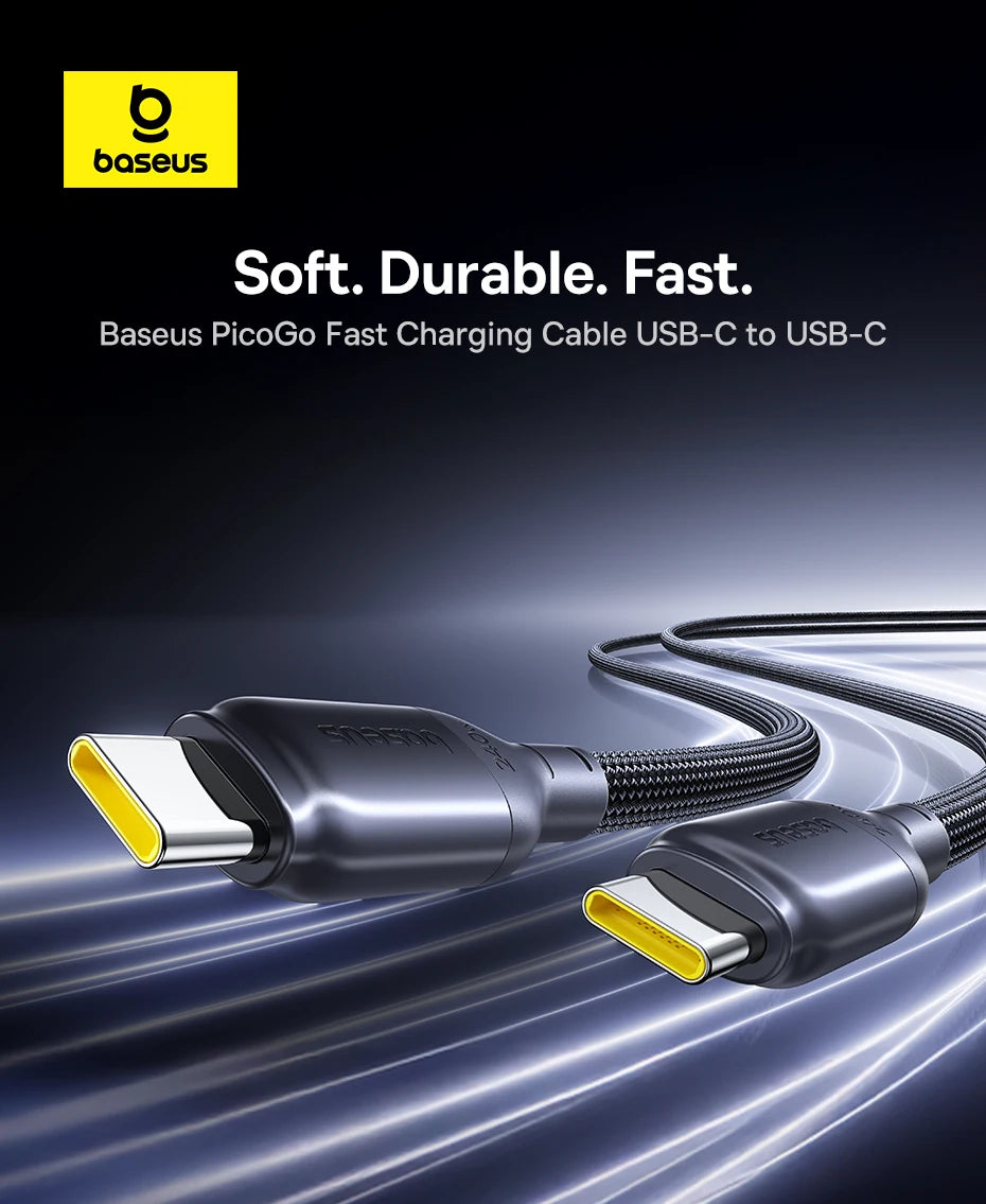 240W USB-C to USB-C Fast Charging and Data Sync Cable - 7