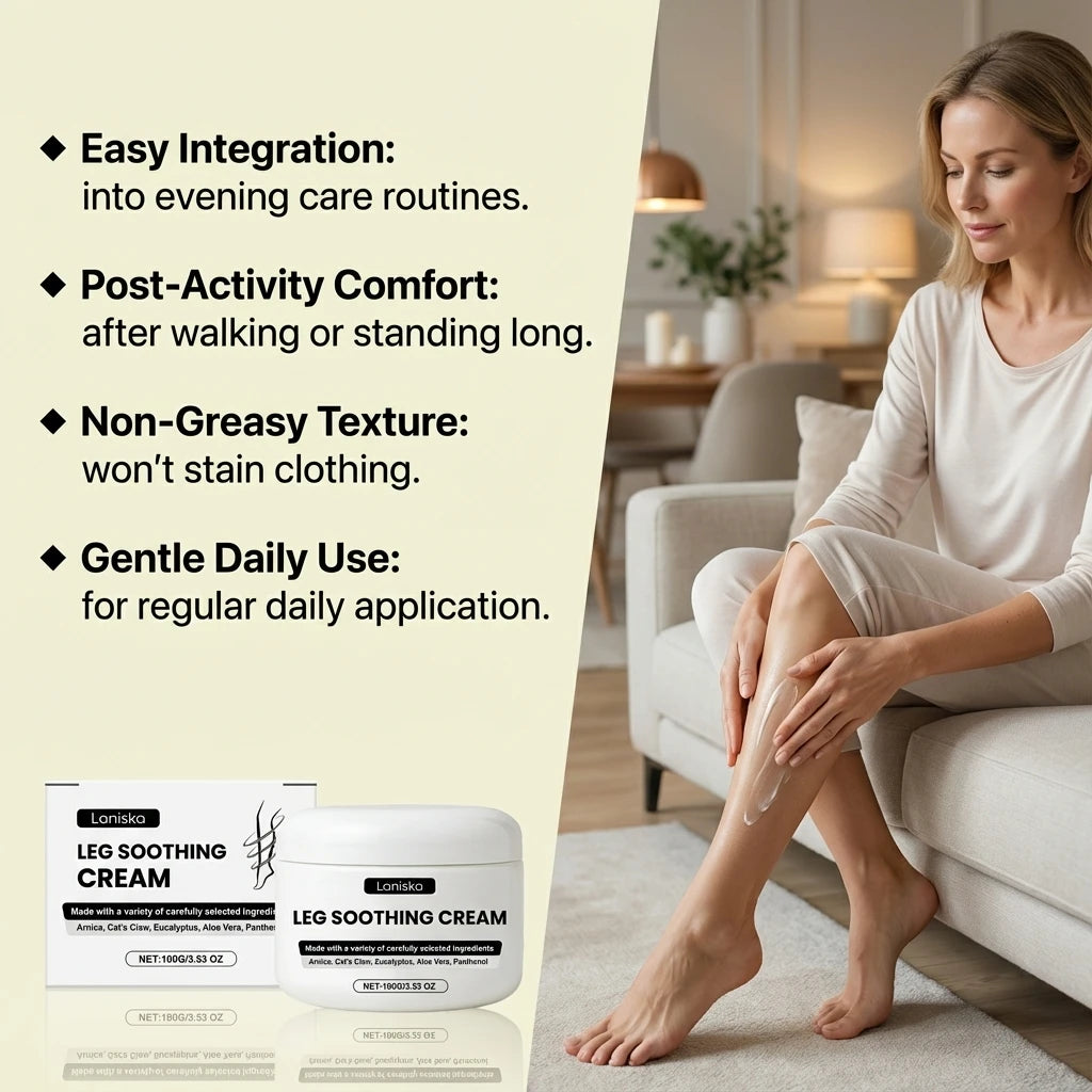 Soothing Leg Massage Cream for Muscle Relaxation - 10