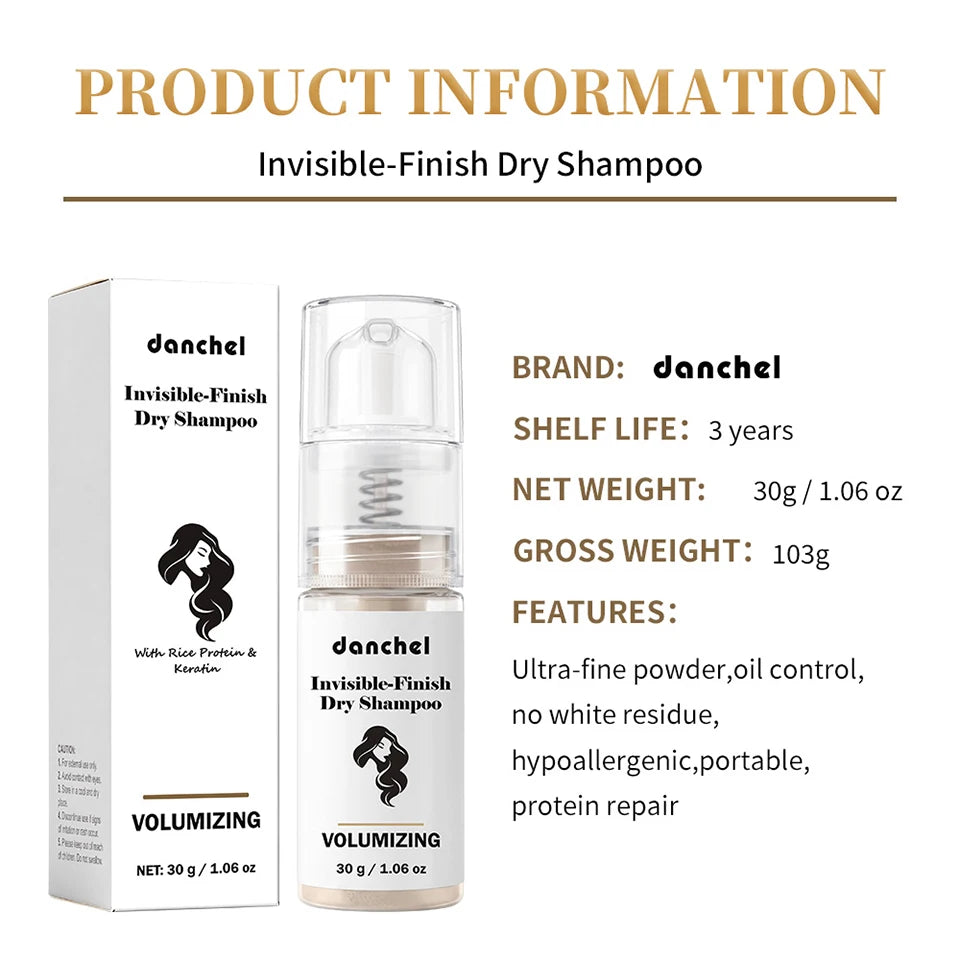 Volumizing Dry Shampoo Powder for Instant Oil Absorption - 14