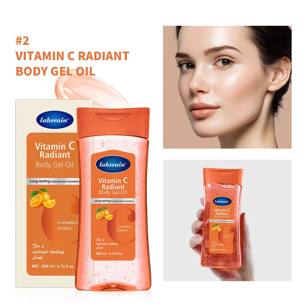 Radiant Moisturizing Body Gel Oil for Hydrated Glowing Skin