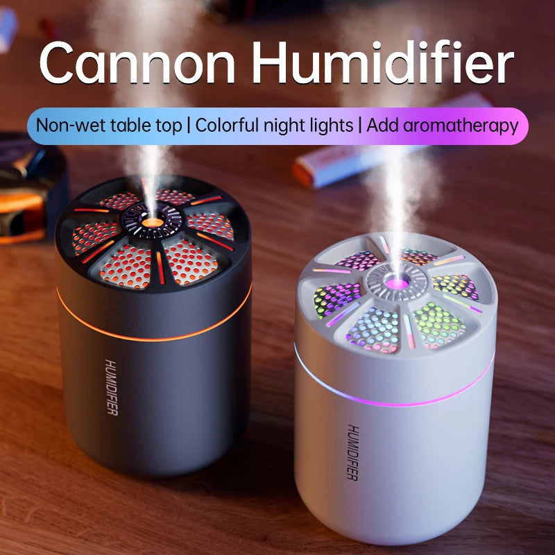 180ml Portable Ultrasonic Air Humidifier and Aroma Diffuser
