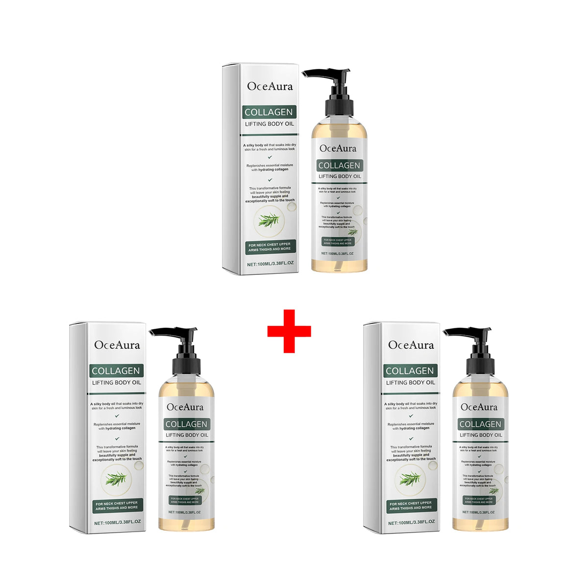 Collagen Body Firming Massage Oil for Skin Tightening