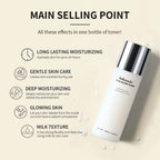 Hydrating Milk Glow Facial Toner for Brightening and Smooth Skin