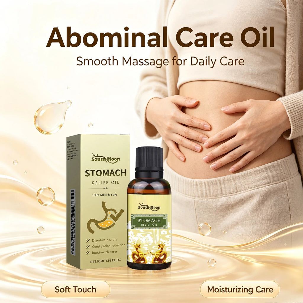 Herbal Abdominal Massage Oil for Digestive Relief