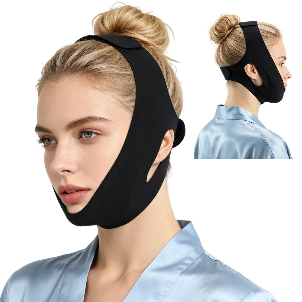 Hot and Cold Facial Compression Wrap for Chin and Jaw - 19