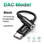 USB-C to 3.5mm Headphone Adapter with DAC Chip