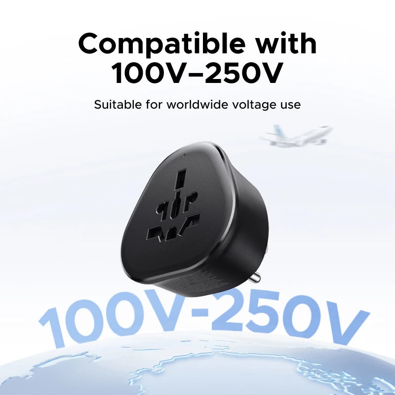 Universal International Travel Power Adapter for Worldwide Use - 6