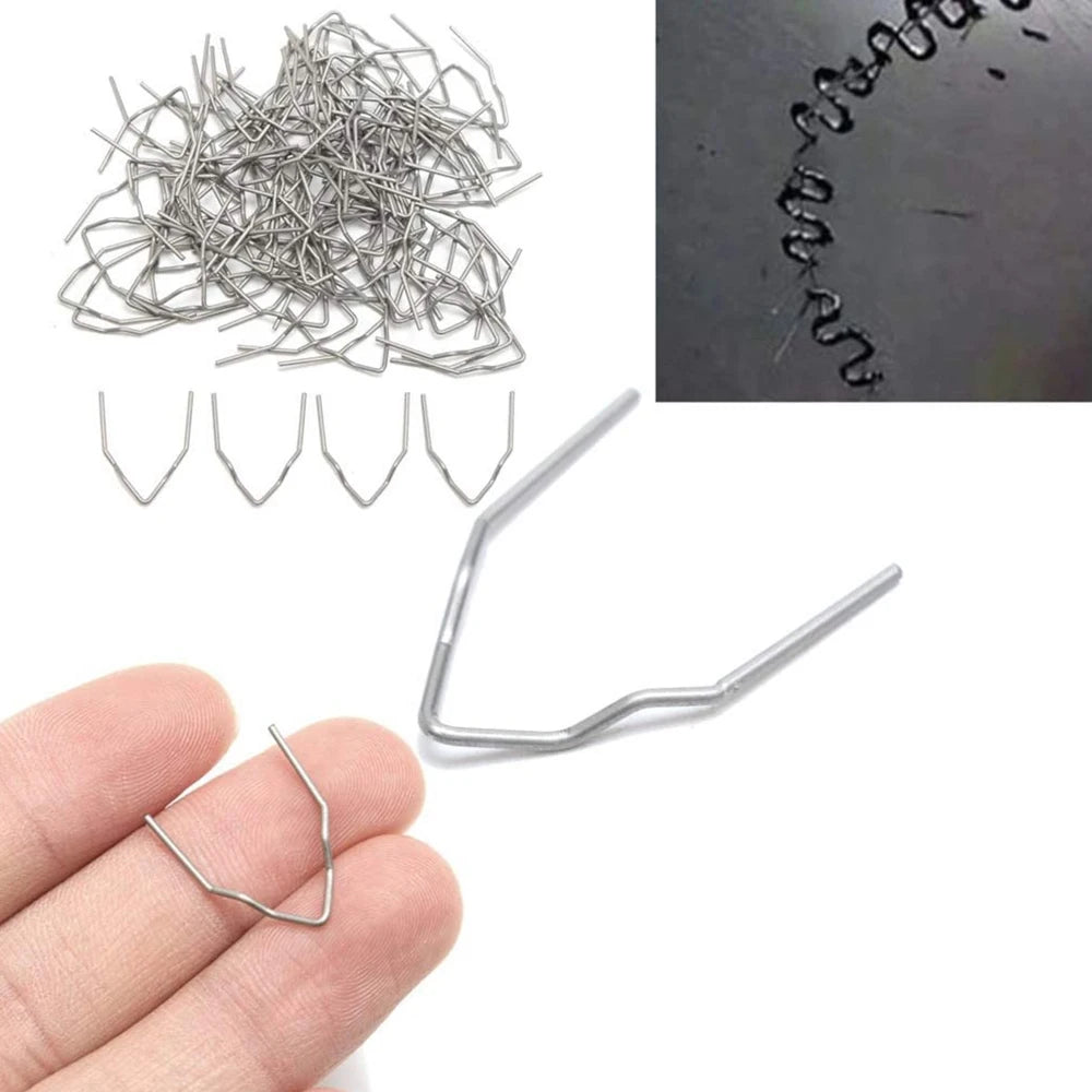 Stainless Steel Hot Stapler Welding Staples for Plastic Repair - 11