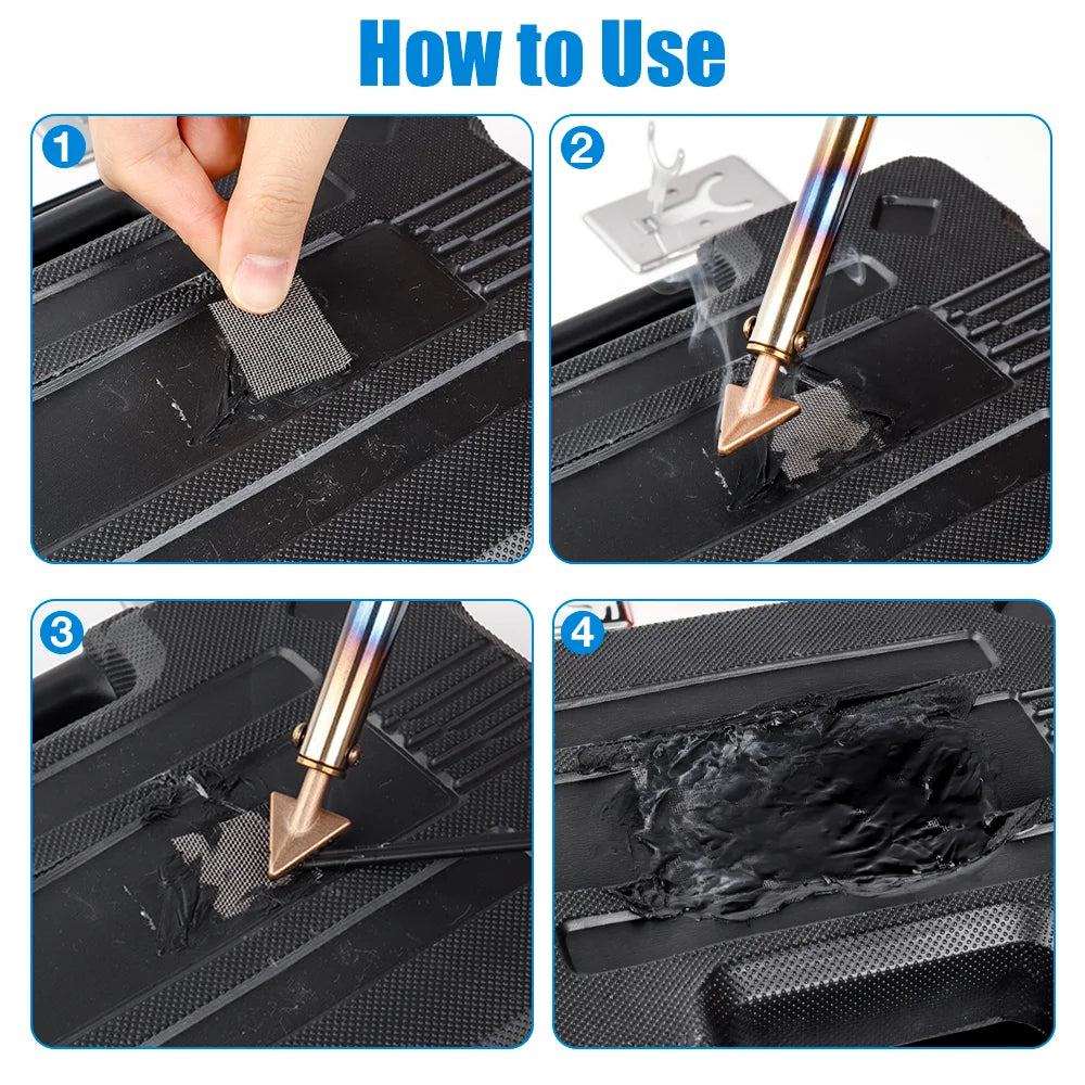 Plastic Welding Repair Kit for Car Bumpers and Hard Plastics