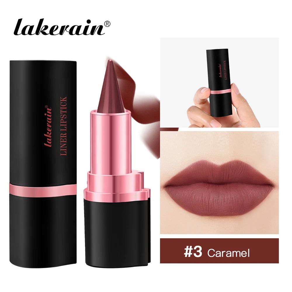 2-in-1 Waterproof Matte Lipstick and Lip Liner