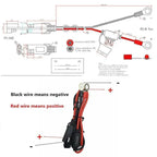 16AWG Motorcycle Battery Terminal to SAE Quick Extension Cable