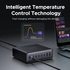 200W GaN Desktop Fast Charging Station for Laptops and Phones
