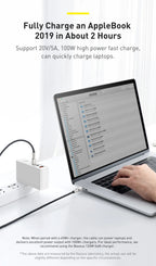100W USB-C to USB-C Fast Charging and Data Cable