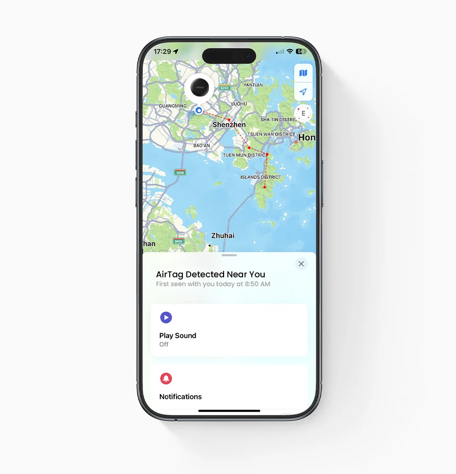 Bluetooth Smart Item Tracker Compatible with Apple Find My