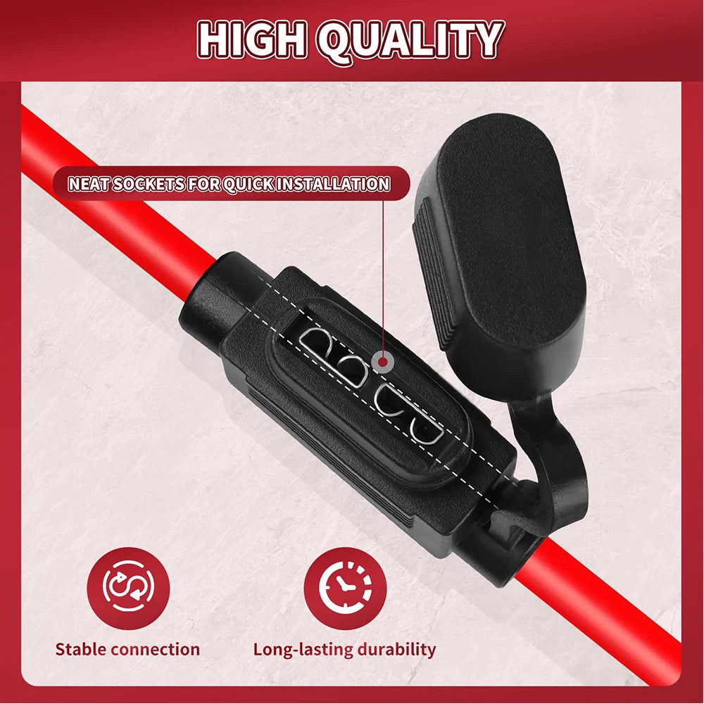 18AWG Car USB Charger Socket Wire Harness with 10A Fuse 60cm