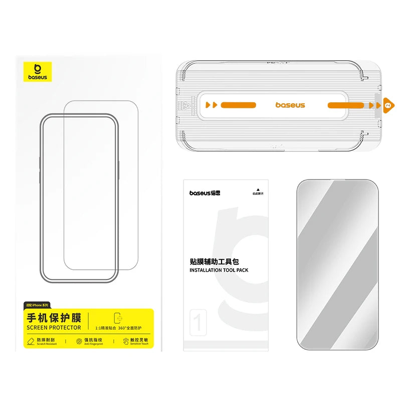 Corning Glass Screen Protector with Easy Auto-Installation Kit - 23