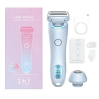 2-in-1 Electric Shaver for Women Wet and Dry Hair Remover