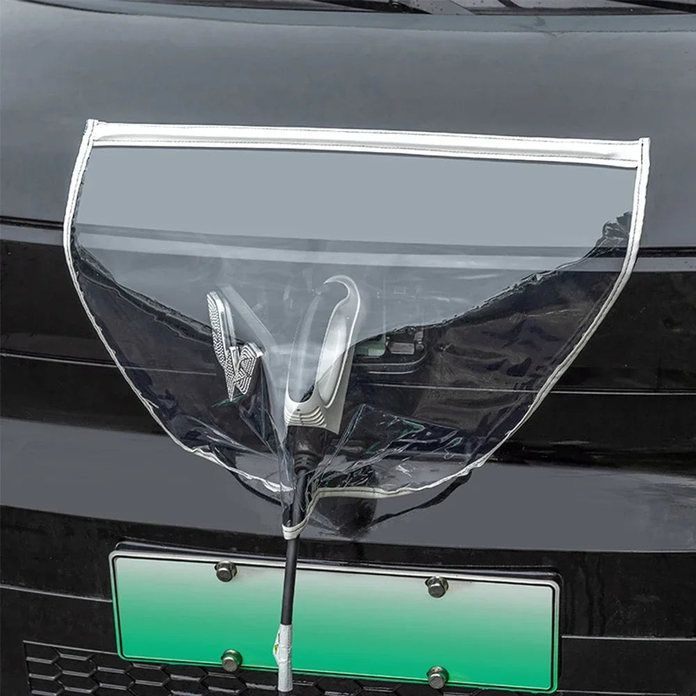 Universal EV Charging Port Rainproof Dustproof Cover with Magnetic Strip