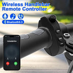 Bluetooth 5.3 Motorcycle Handlebar Remote Control for Phone and Headset