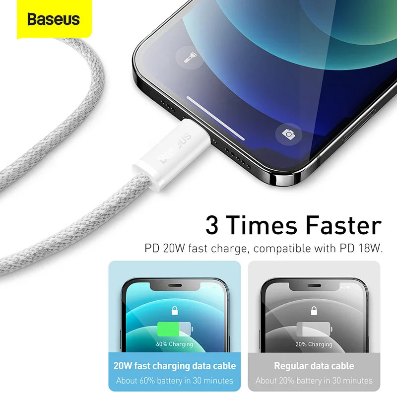 USB-C to Lightning Fast Charging Cable for iPhone - 5