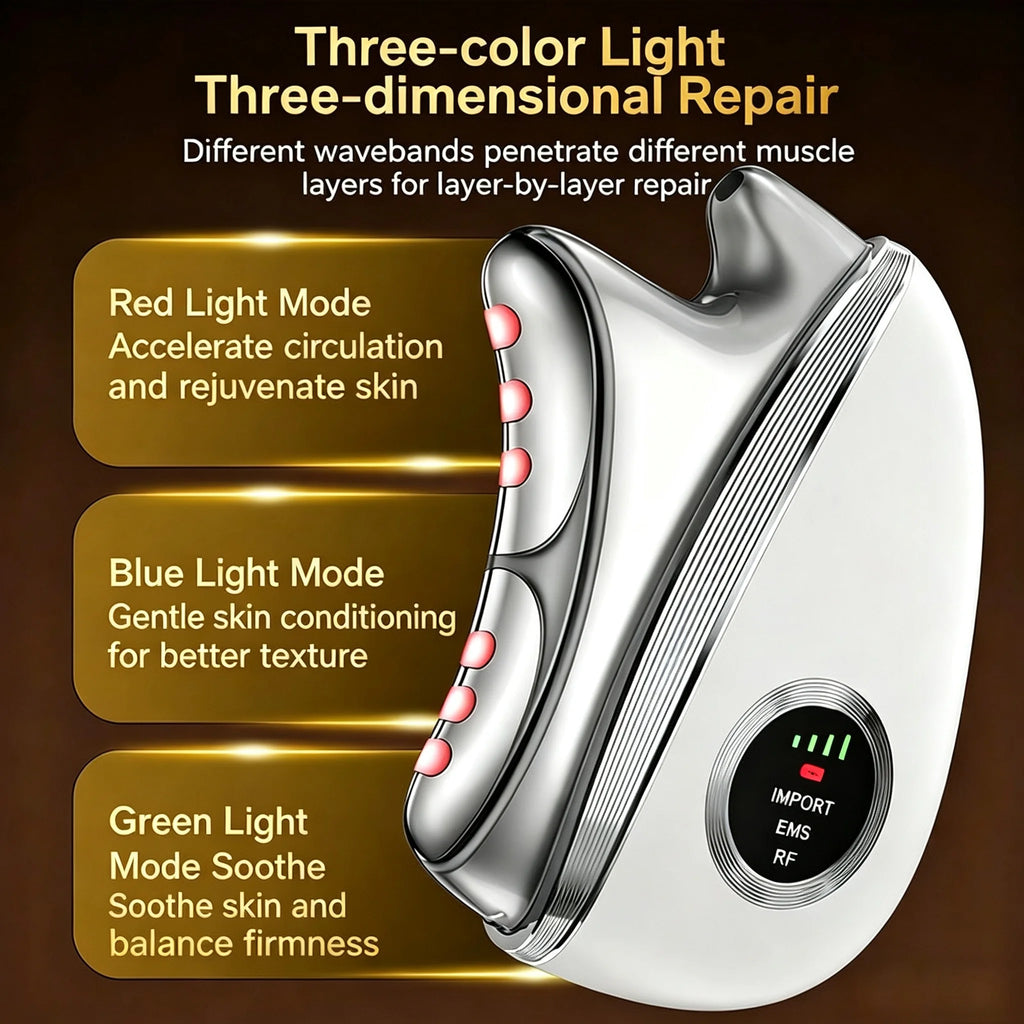 3-in-1 LED Facial and Neck Sculpting Massager