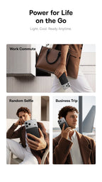 5000mAh Ultra-Slim Magnetic Wireless Power Bank for Smartphones