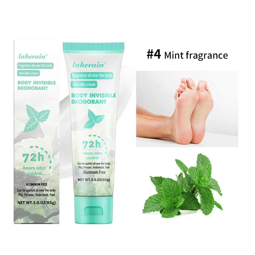 Long-Lasting Invisible Body Deodorant Cream