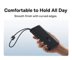 100W 20000mAh Fast Charging Power Bank with Built-In USB-C Cables