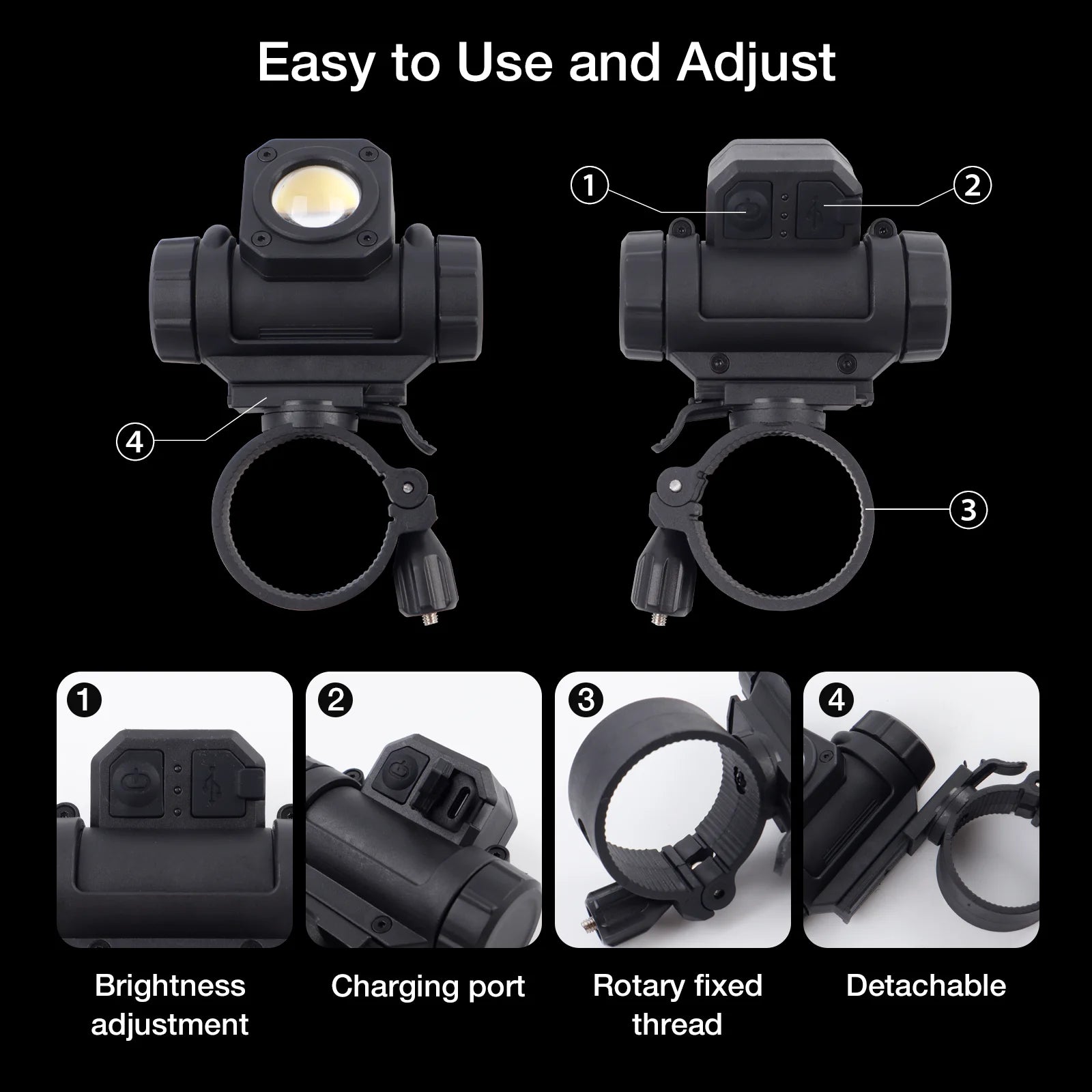 Adjustable LED Paint Spray Gun Light for Precision Automotive Detailing - 4