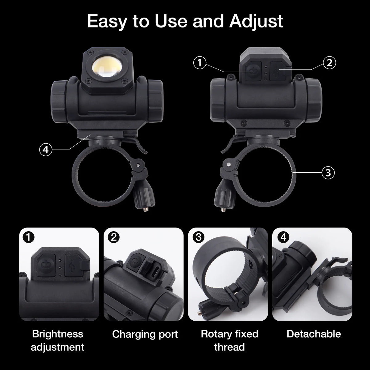 Adjustable LED Paint Spray Gun Light for Precision Automotive Detailing
