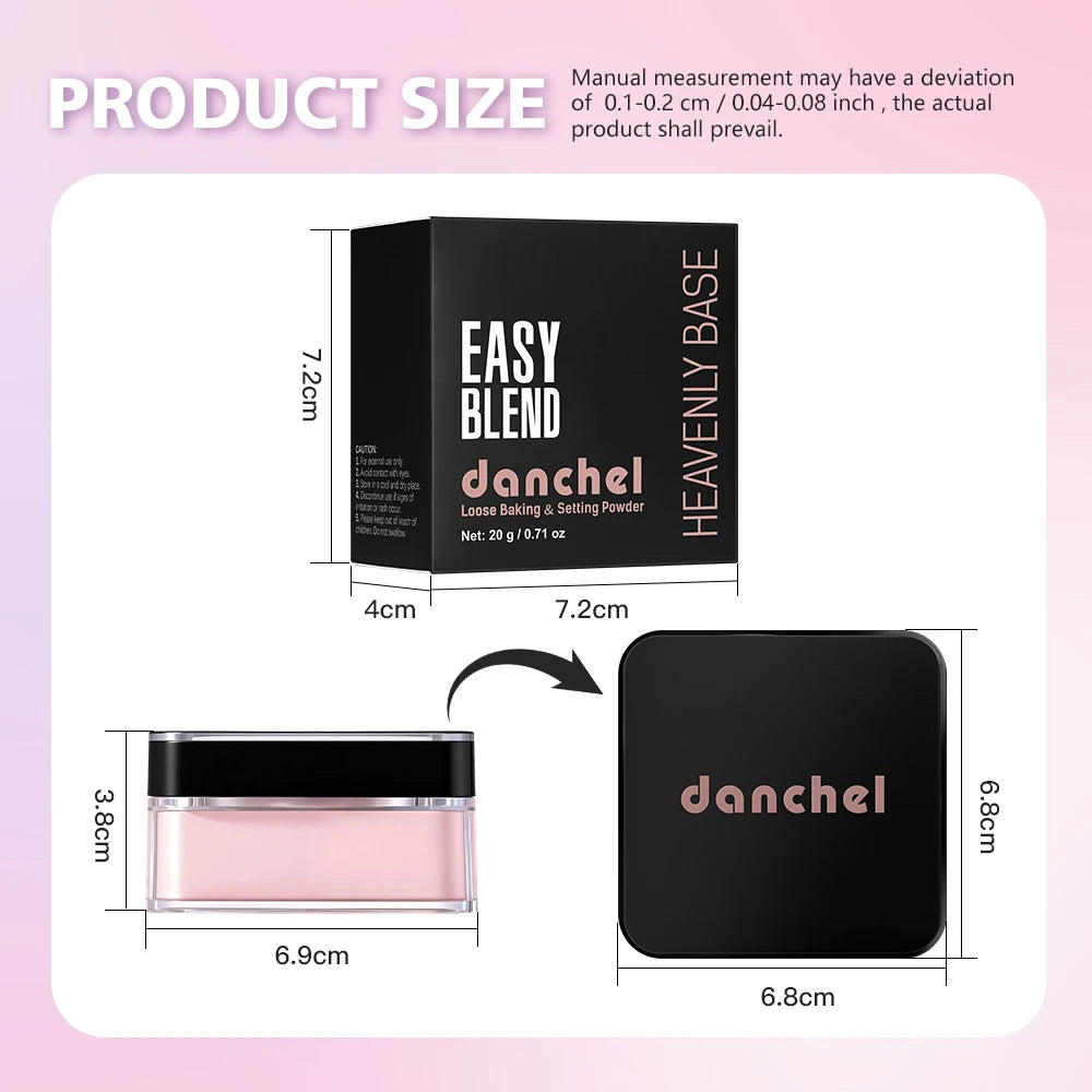 Matte Loose Setting Powder for All-Day Makeup Wear