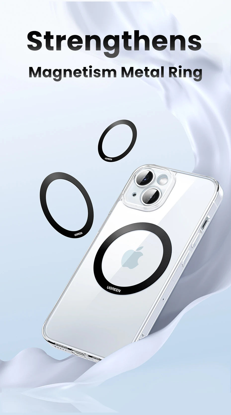 Magnetic Adhesive Ring for Wireless Charging and Phone Holders - 7