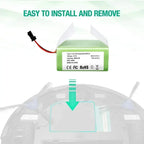 14.4V 6800mAh Rechargeable Replacement Battery for Robot Vacuums