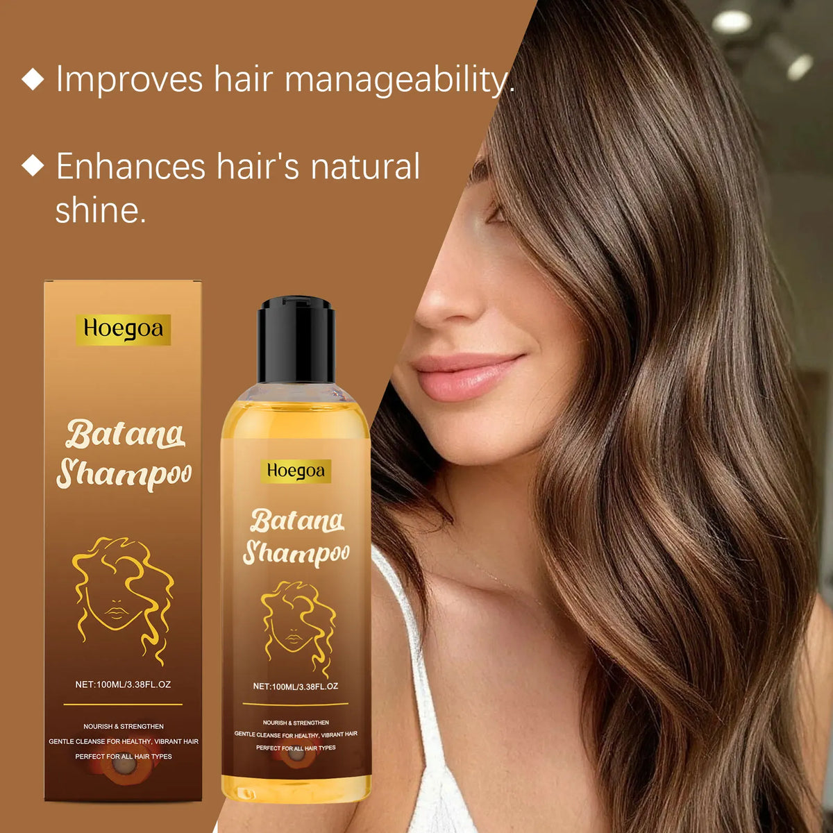 Batana Oil Shampoo for Hair Growth and Scalp Repair