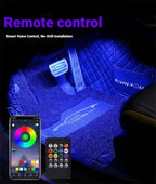 48 LED RGB Car Interior Foot Light Kit with App and Remote Control